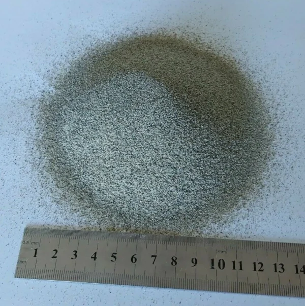 Sabbia di fiume silicea abrasiva per sabbiatura